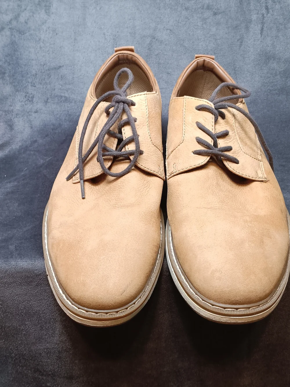 Men's Casual Tan Shoes Two Tone
